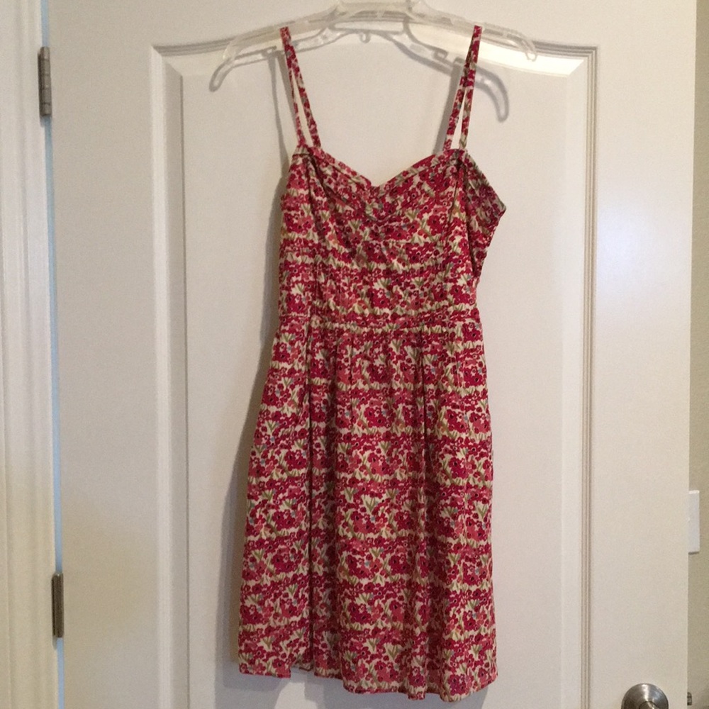 Red Floral Dress